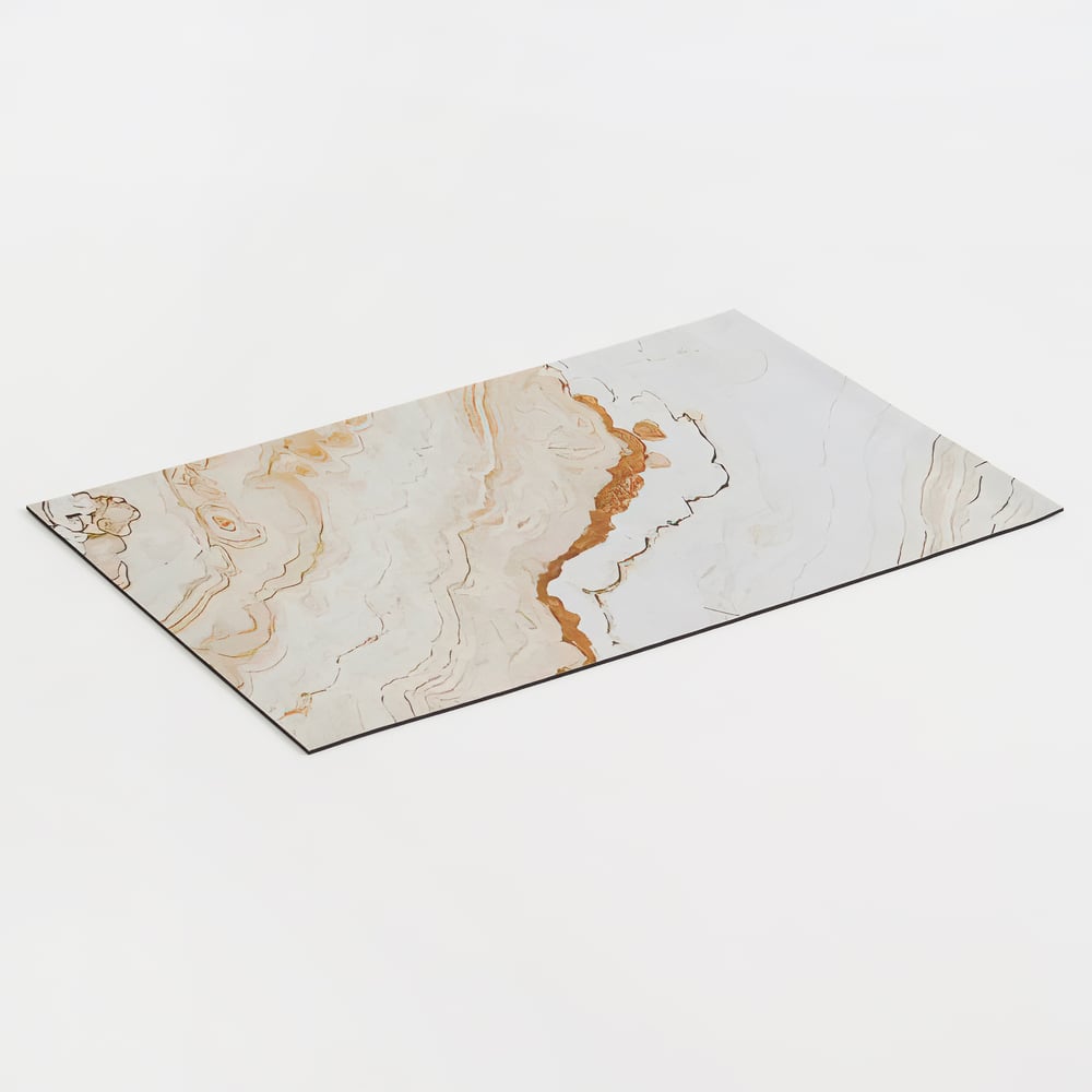 Homary Marble Washable Non-slip Absorbent Kitchen Runner Mats Set of 2