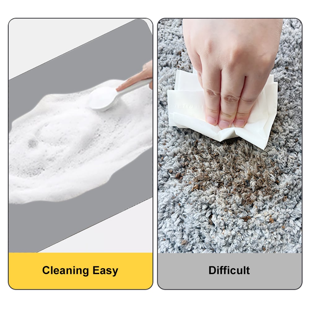 Homary Marble Washable Non-slip Absorbent Kitchen Runner Mats Set of 2